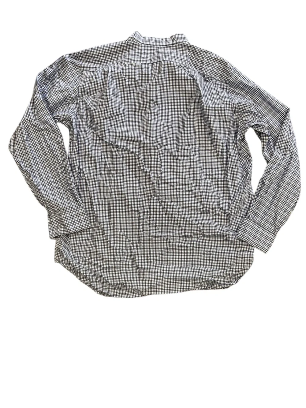 Polo Ralph Lauren Men’s XLT Blue Navy White Plaid‎ Checker Button Down L/S Shirt